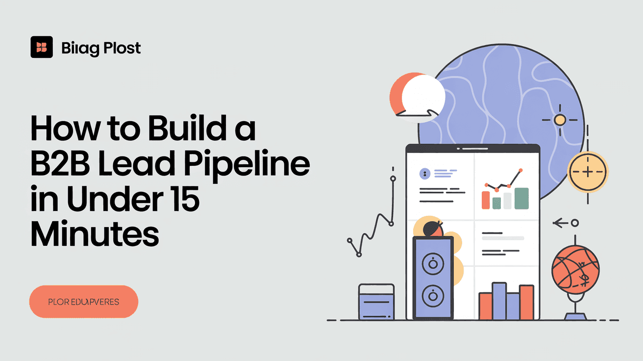 How to Build a B2B Lead Pipeline in Under 15 Minutes