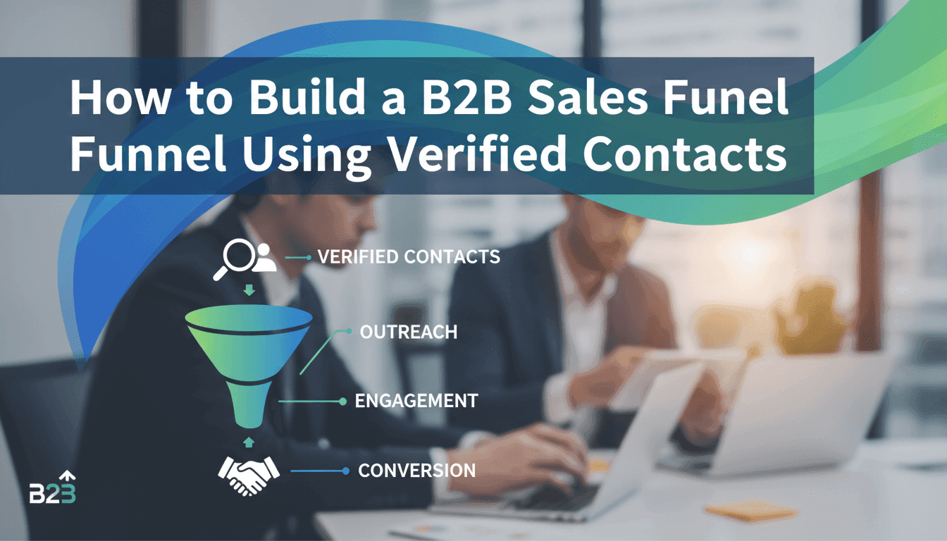 How to Build a B2B Sales Funnel Using Verified Contacts