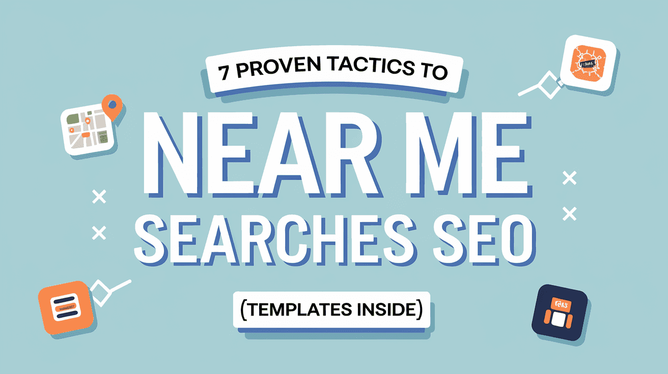 7 Proven Tactics to Master Near Me Searches SEO (Templates Inside)