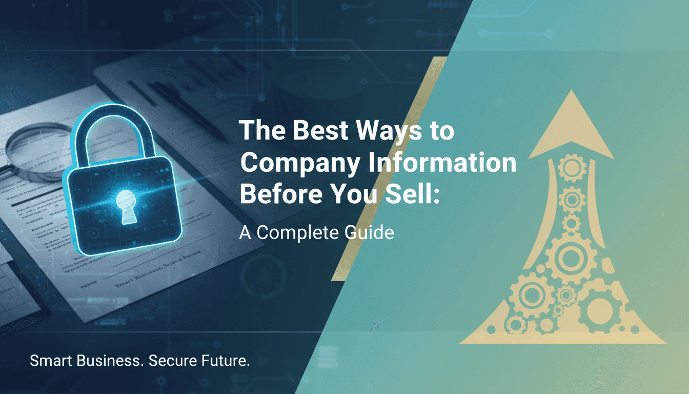 The Best Ways to Validate Company Information Before You Sell: A Complete Guide