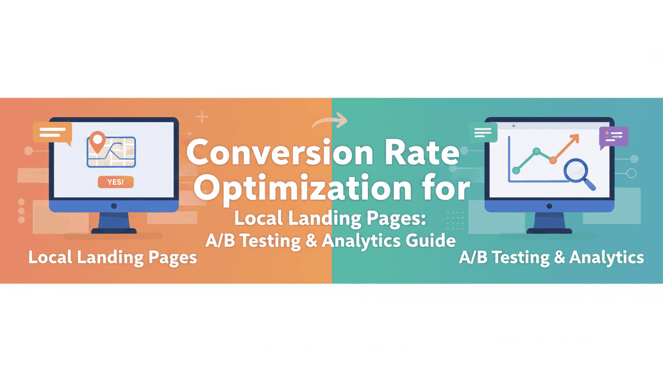 Conversion Rate Optimization for Local Landing Pages: A/B Testing & Analytics Guide