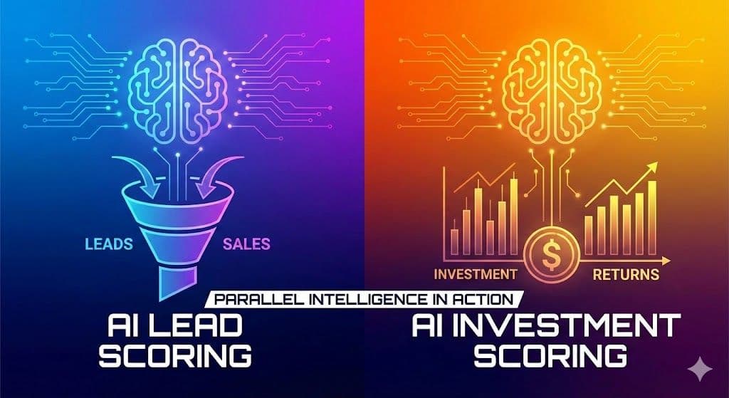 AI Lead Scoring vs AI Investment Scoring: Parallel Intelligence in Action