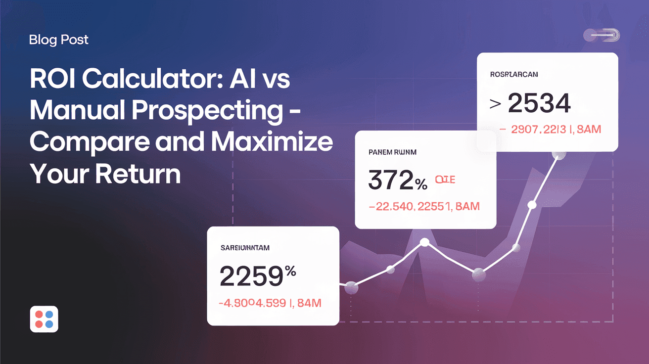 ROI Calculator: AI vs Manual Prospecting - Compare and Maximize Your Return