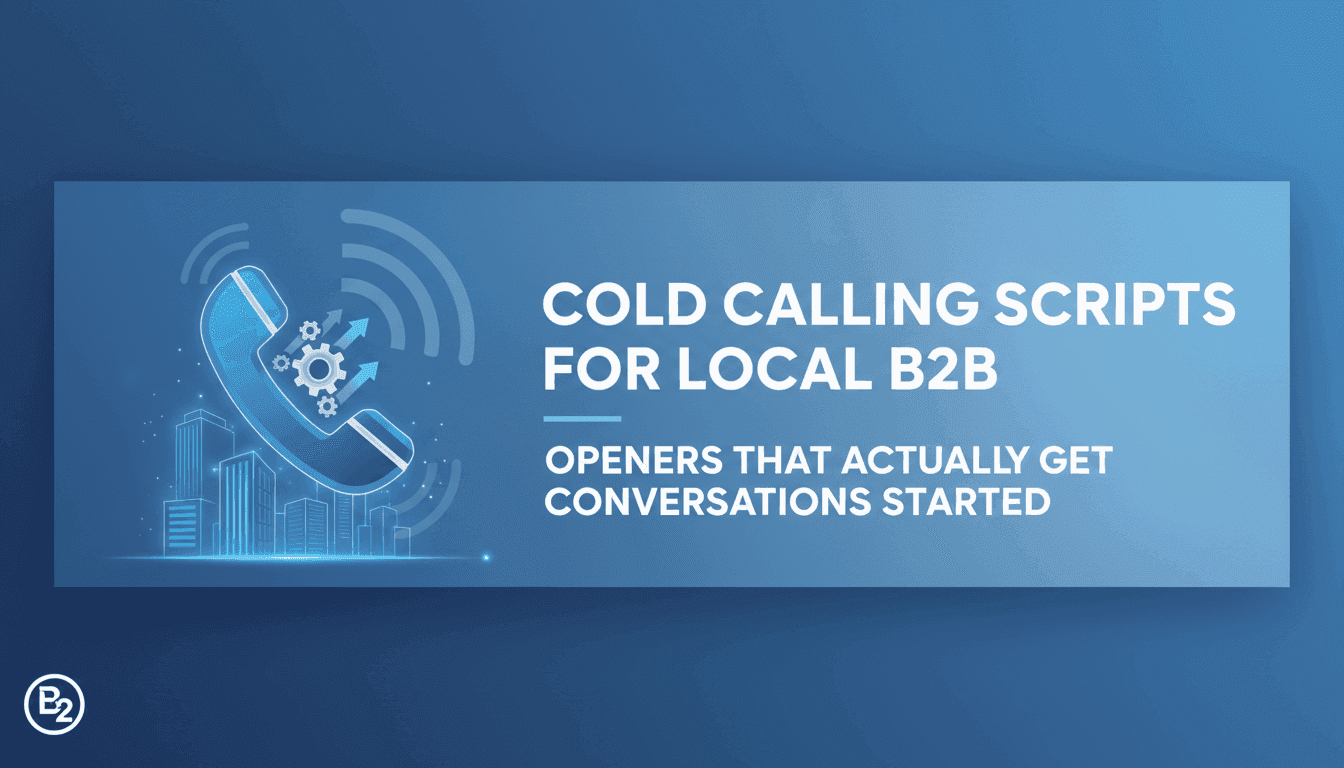 Cold Calling Scripts for Local B2B: Openers That Actually Get Conversations Started