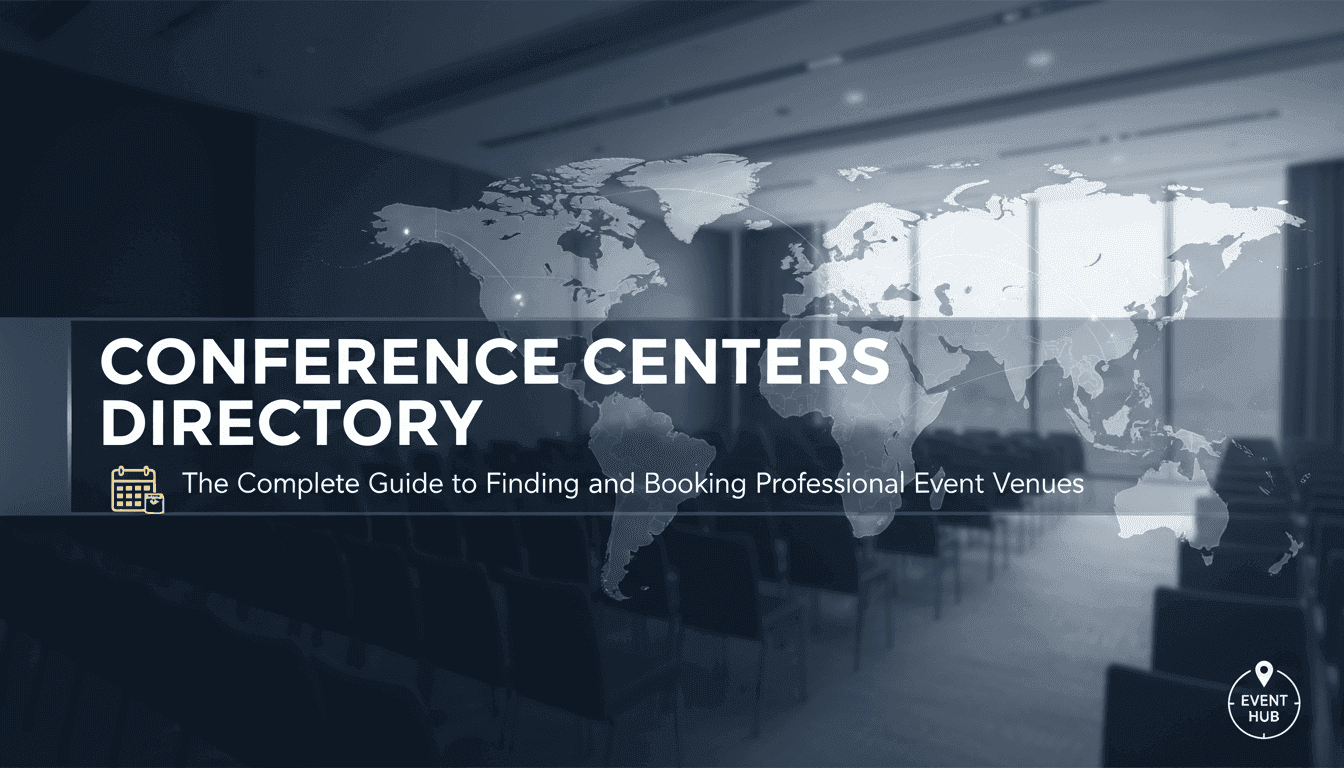 Conference Centers Directory: The Complete Guide to Finding and Booking Professional Event Venues