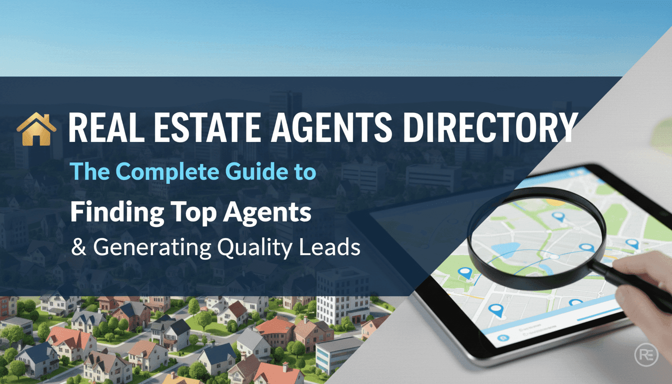 Real Estate Agents Directory: The Complete Guide to Finding Top Agents and Generating Quality Leads