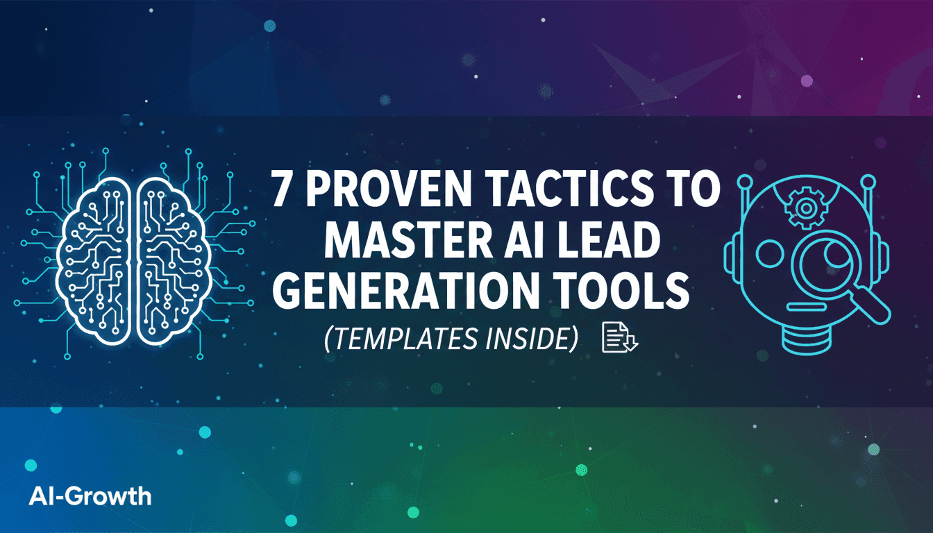 7 Proven Tactics to Master AI Lead Generation Tools (Templates Inside)