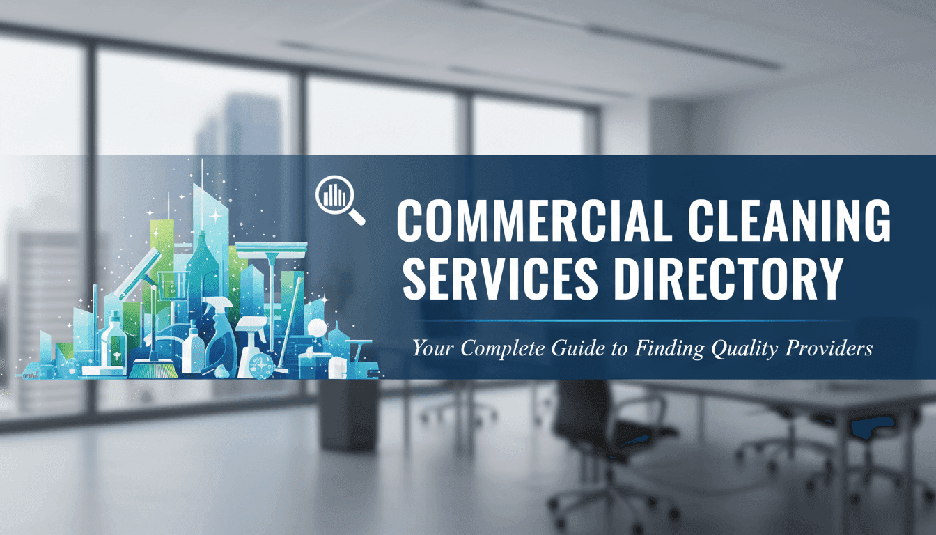 Commercial Cleaning Services Directory: Your Complete Guide to Finding Quality Providers