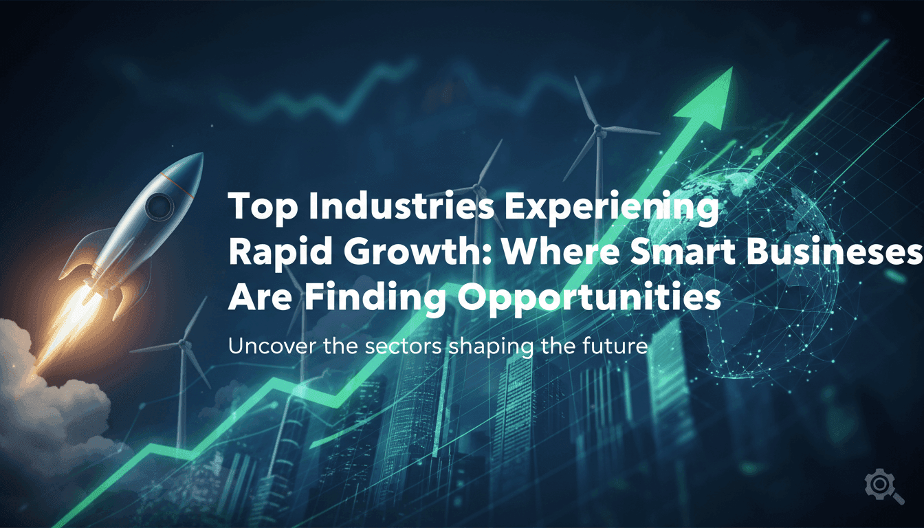 Top Industries Experiencing Rapid Growth: Where Smart Businesses Are Finding Opportunities