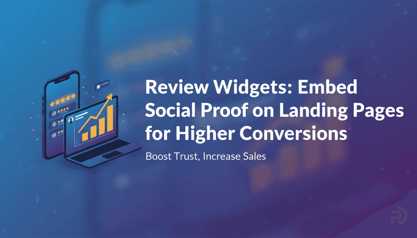 Review Widgets: Embed Social Proof on Landing Pages for Higher Conversions