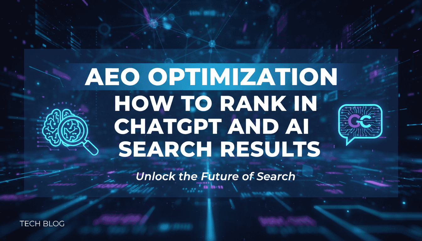 AEO Optimization: How to Rank in ChatGPT and AI Search Results