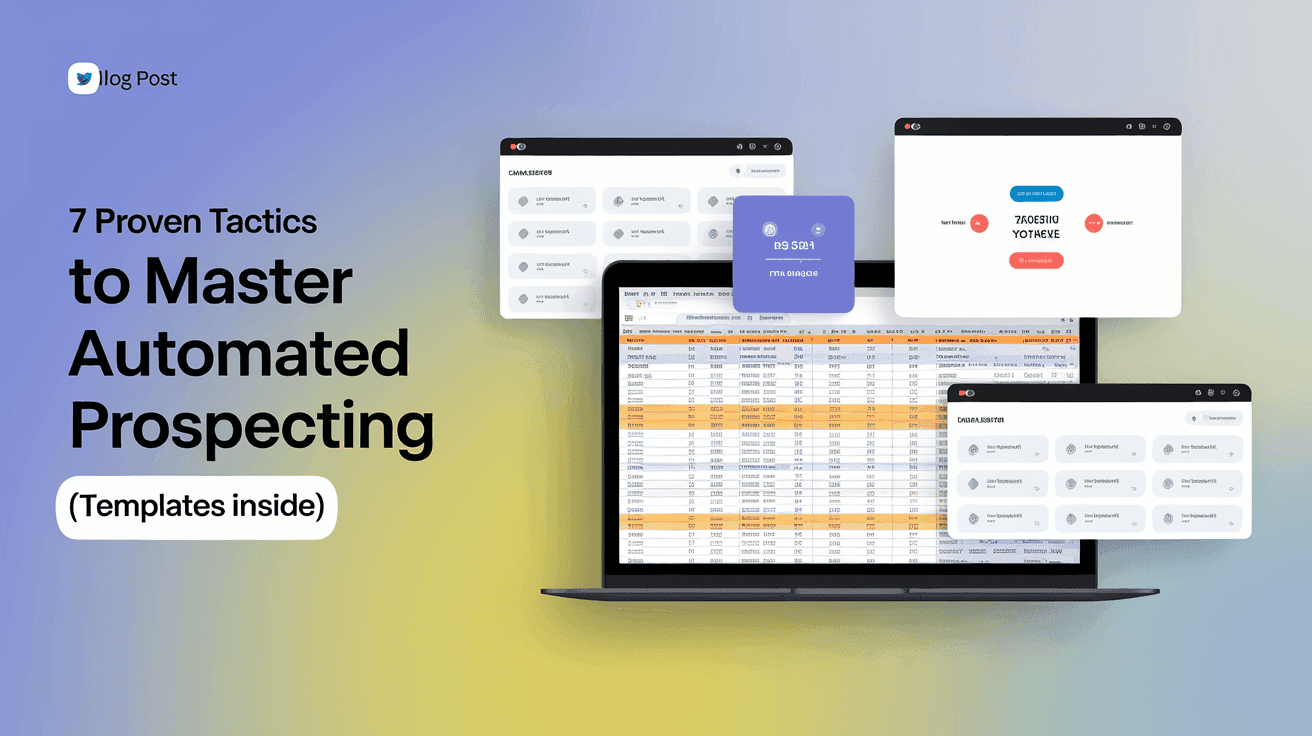7 Proven Tactics to Master Automated Prospecting (Templates Inside)