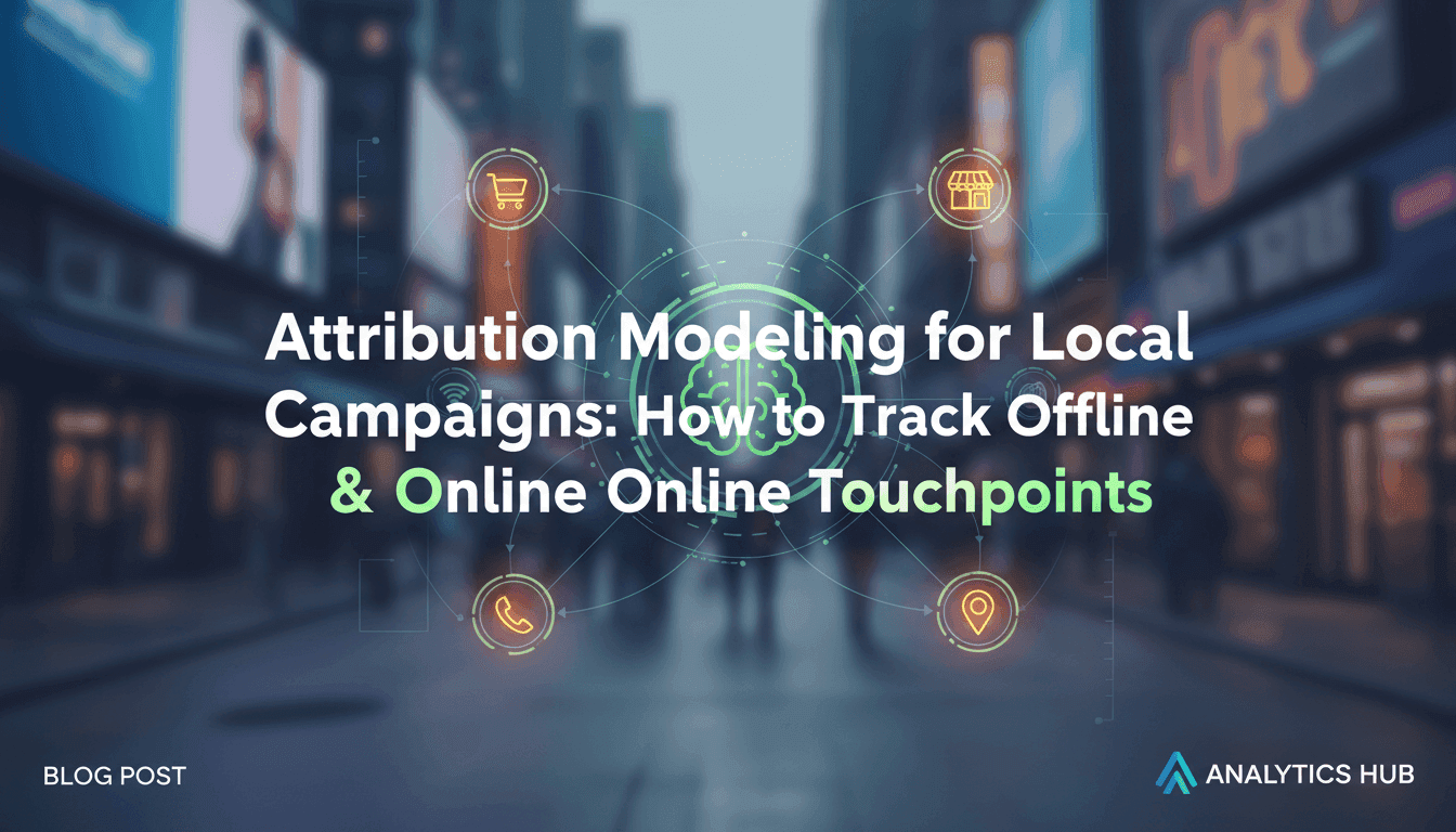 Attribution Modeling for Local Campaigns: How to Track Offline & Online Touchpoints