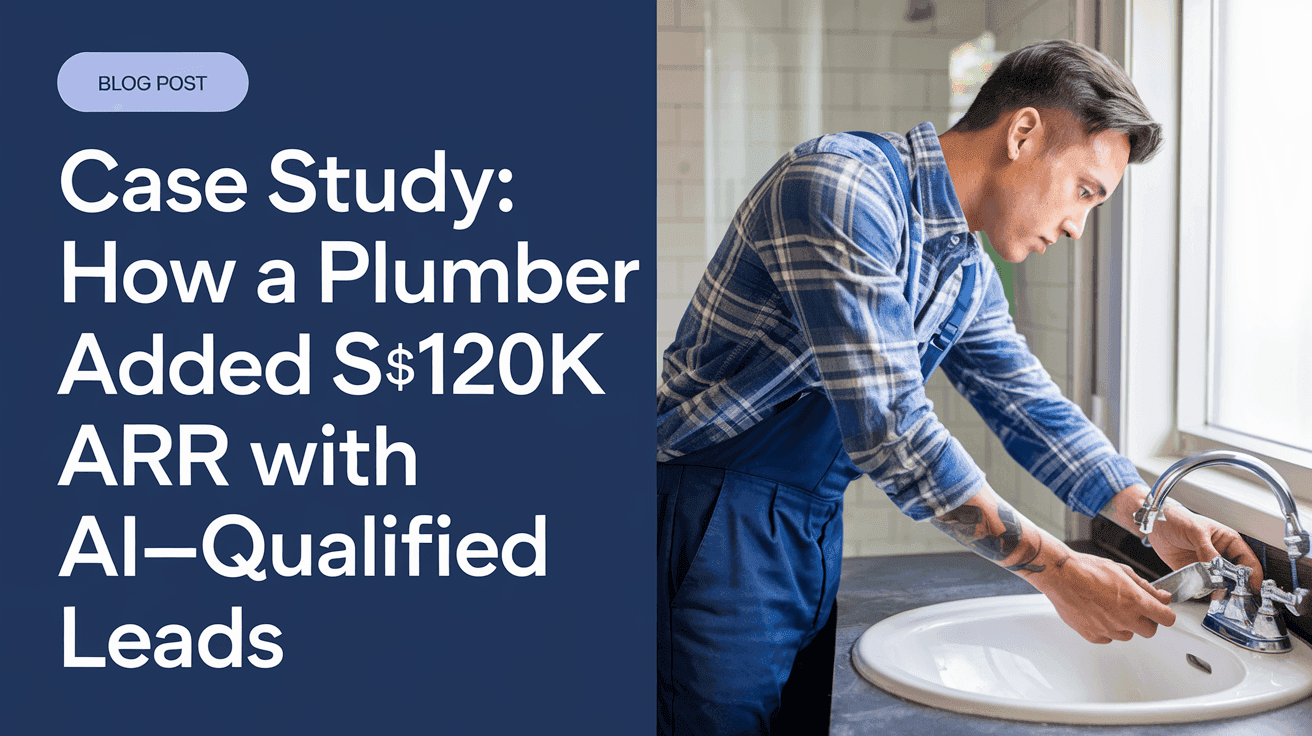 Case Study: How a Plumber Added S$120k ARR with AI‑Qualified Leads