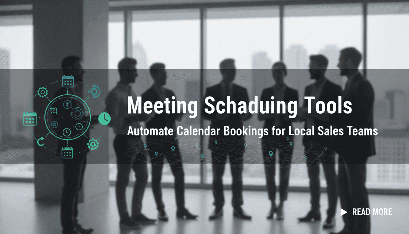 Meeting Scheduling Tools: Automate Calendar Bookings for Local Sales Teams