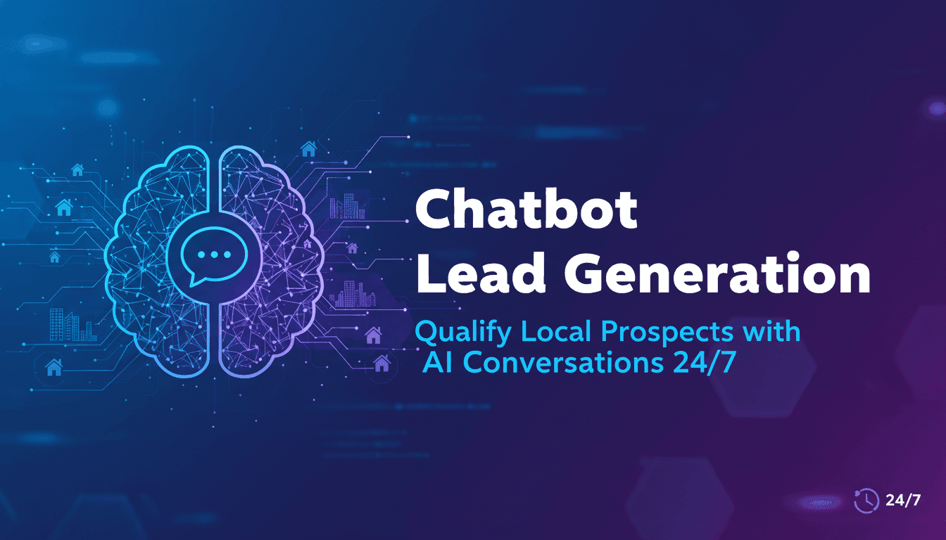 Chatbot Lead Generation: Qualify Local Prospects with AI Conversations 24/7