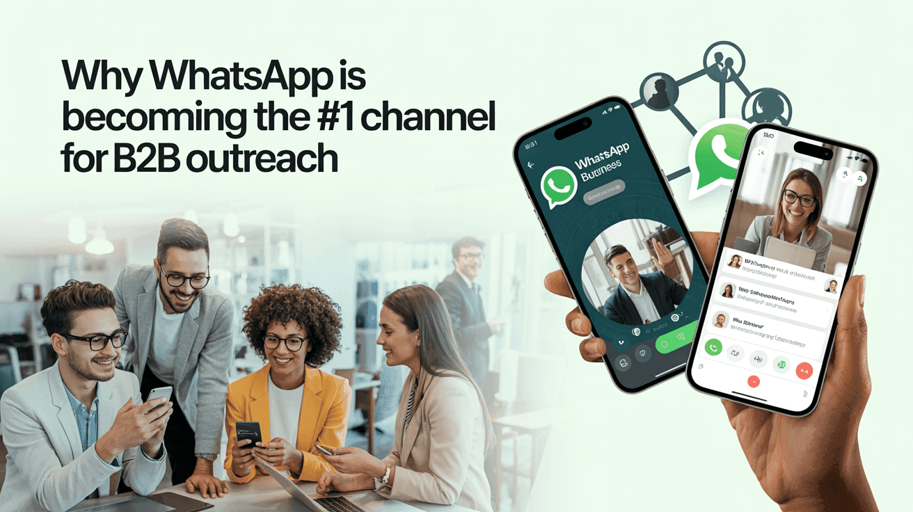 Why WhatsApp Is Becoming the #1 Channel for B2B Outreach