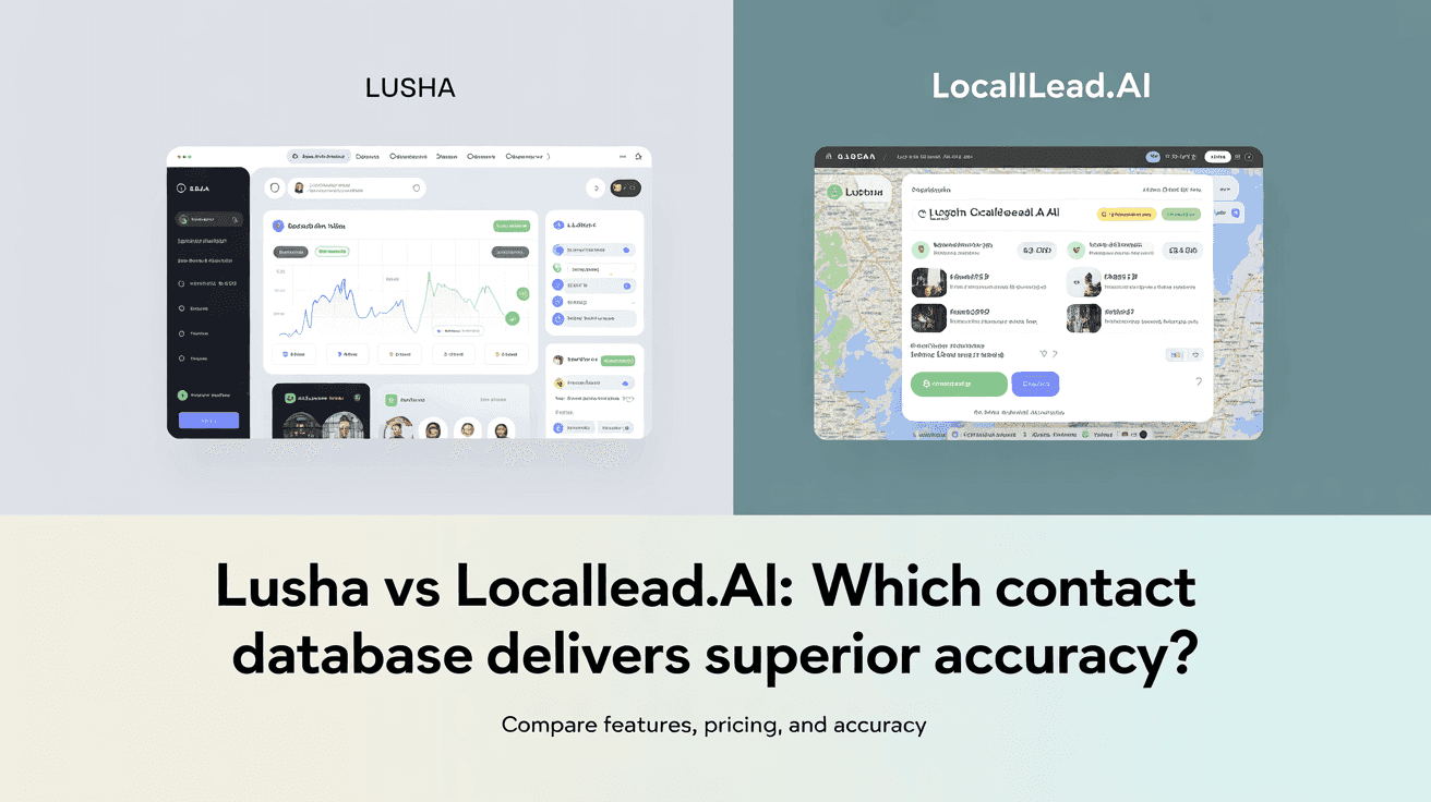 Lusha vs LocalLead.ai: Which Contact Database Delivers Superior Accuracy?