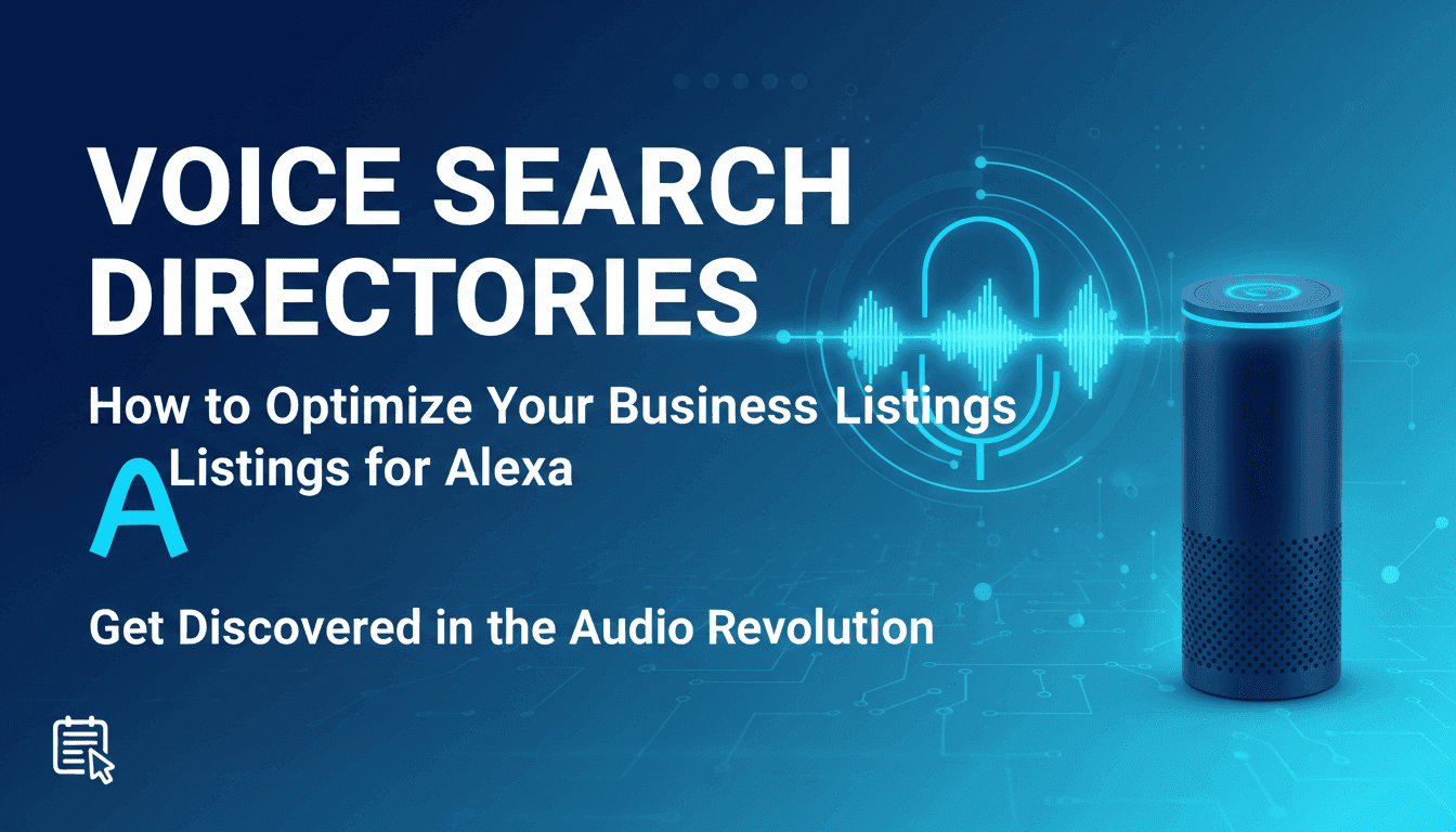 Voice Search Directories: How to Optimize Your Business Listings for Alexa