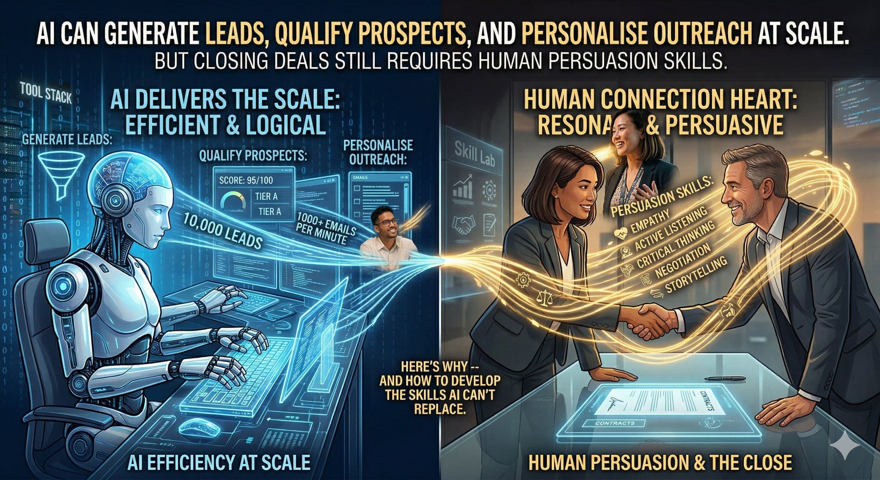 How AI-Powered Sales Teams Still Need Human Persuasion Skills