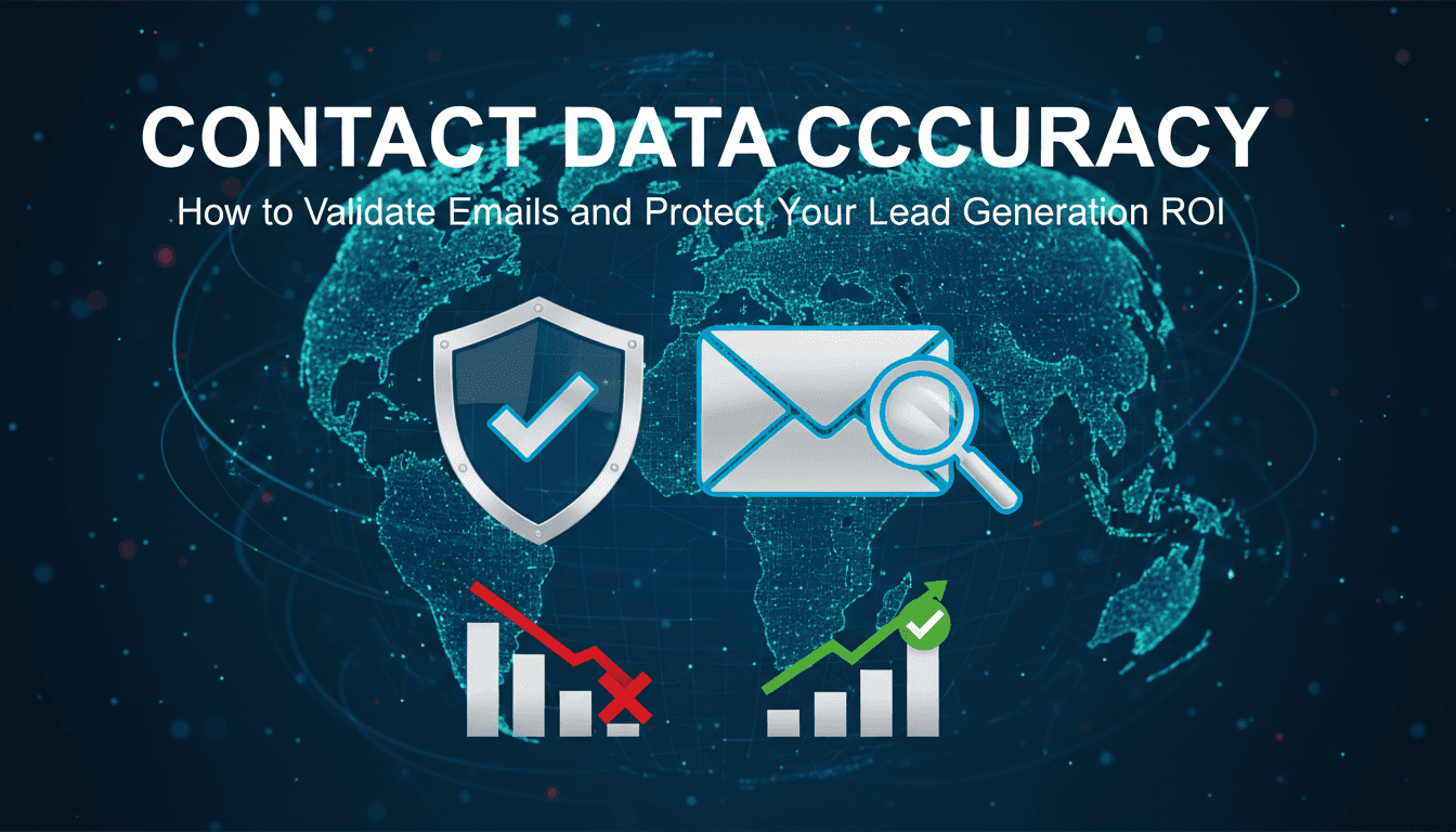 Contact Data Accuracy: How to Validate Emails and Protect Your Lead Generation ROI