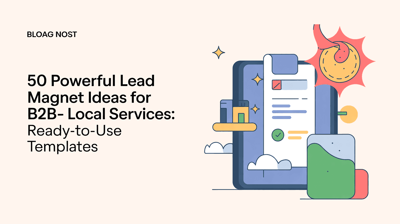 50 Powerful Lead Magnet Ideas for B2B Local Services: Ready-to-Use Templates