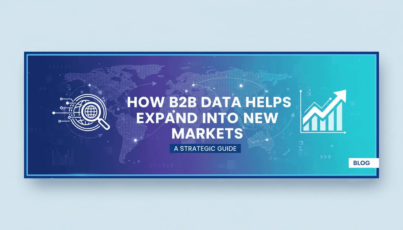 How B2B Data Helps Expand Into New Markets: A Strategic Guide
