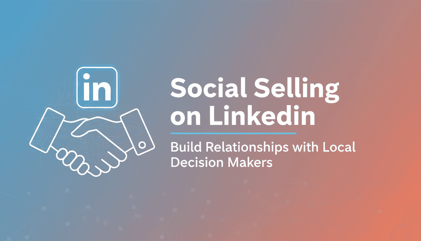 Social Selling on LinkedIn: Build Relationships with Local Decision Makers