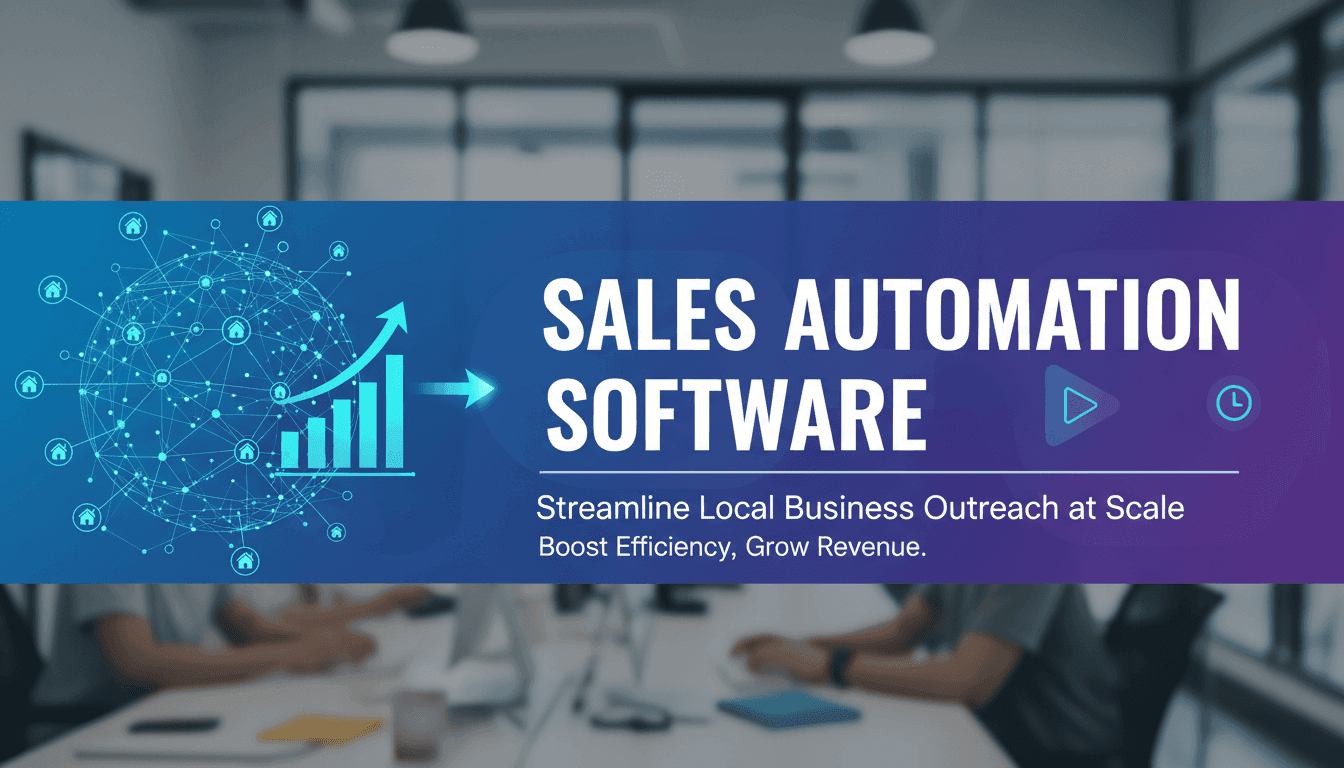 Sales Automation Software: Streamline Local Business Outreach at Scale