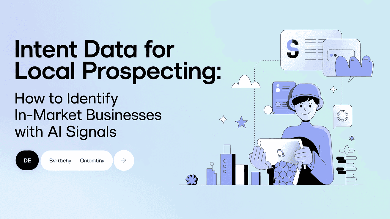 Intent Data for Local Prospecting: How to Identify In-Market Businesses with AI Signals