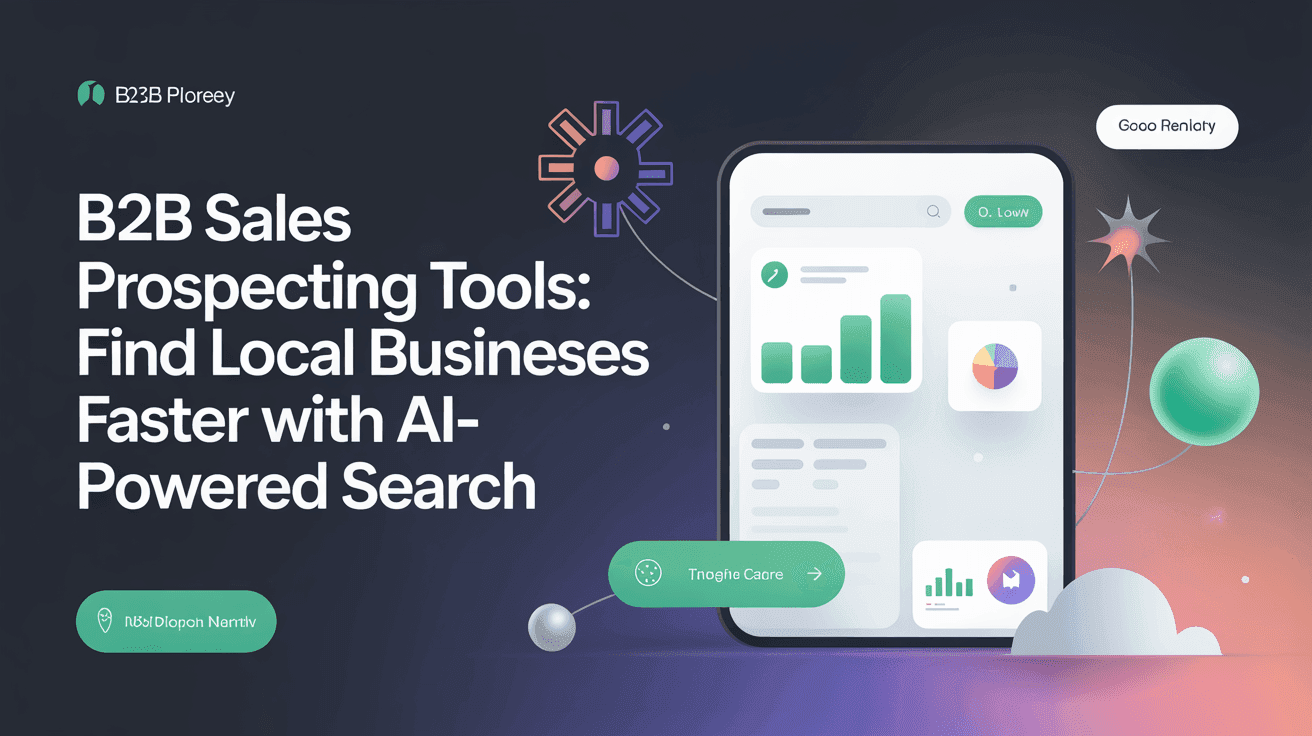B2B Sales Prospecting Tools: Find Local Businesses Faster with AI-Powered Search