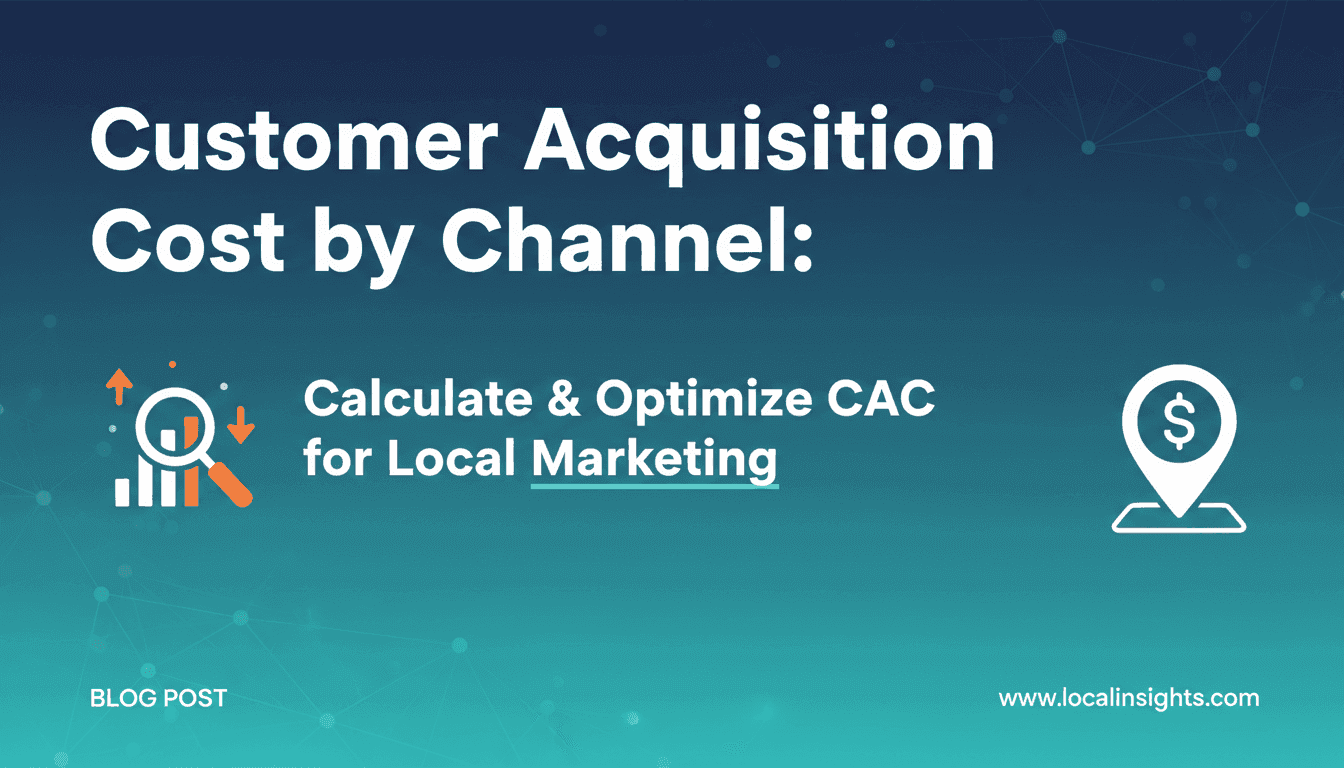 Customer Acquisition Cost by Channel: Calculate & Optimize CAC for Local Marketing