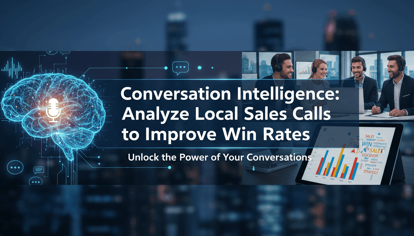 Conversation Intelligence: Analyze Local Sales Calls to Improve Win Rates