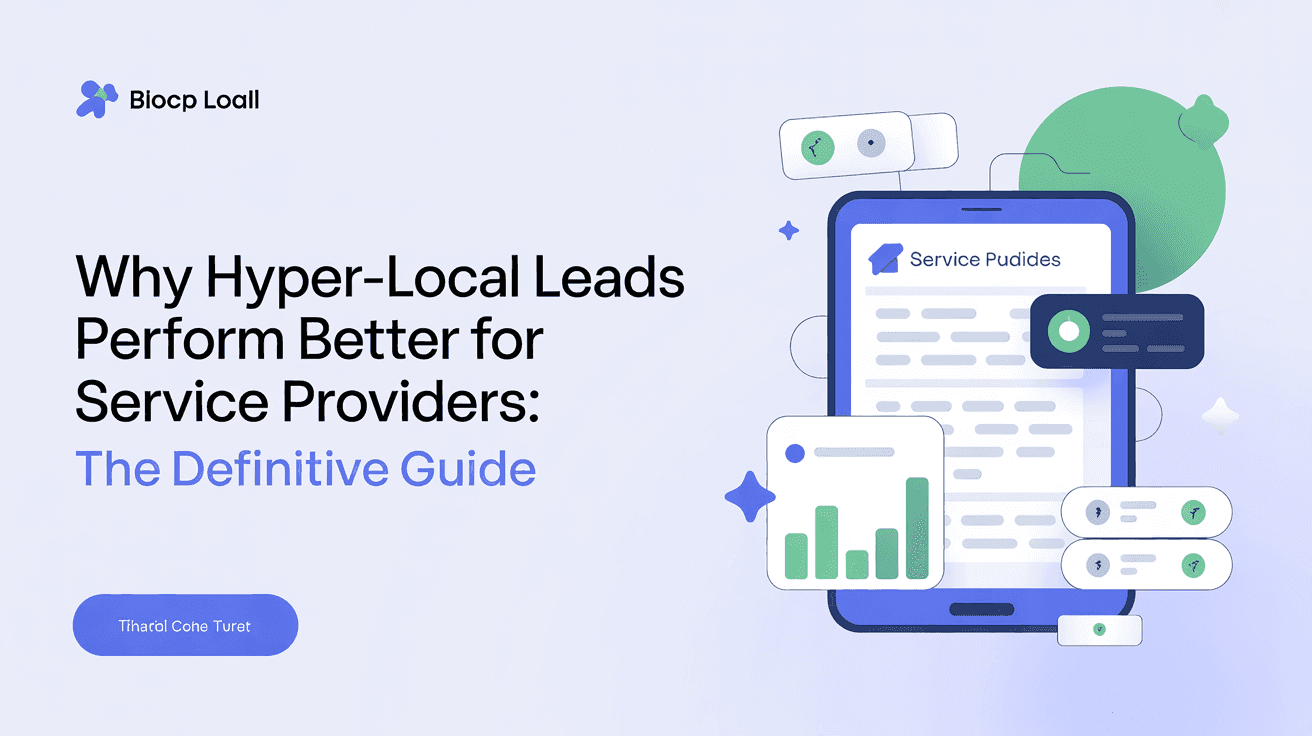 Why Hyper-Local Leads Perform Better for Service Providers: The Definitive Guide