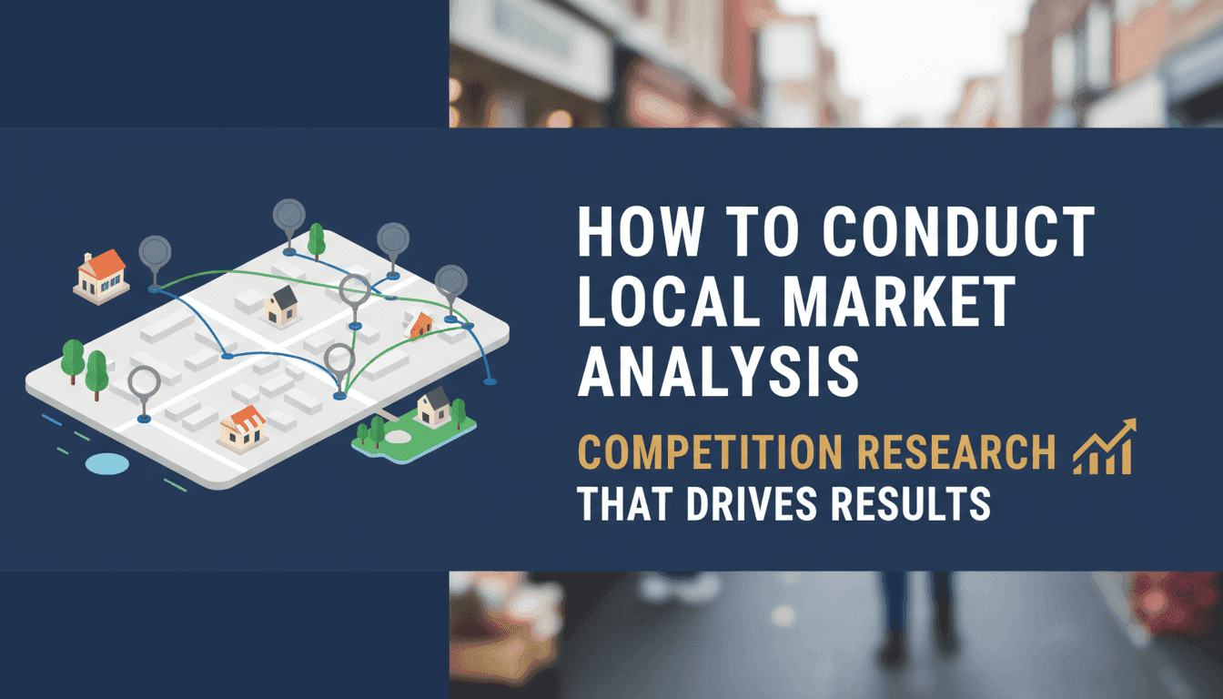 How to Conduct Local Market Analysis: Competition Research That Drives Results