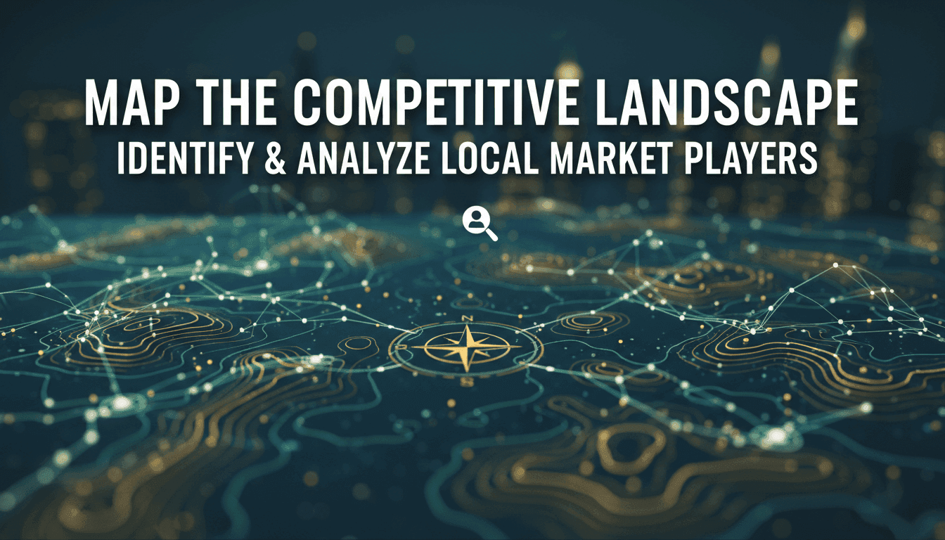 Map the Competitive Landscape: Identify & Analyze Local Market Players