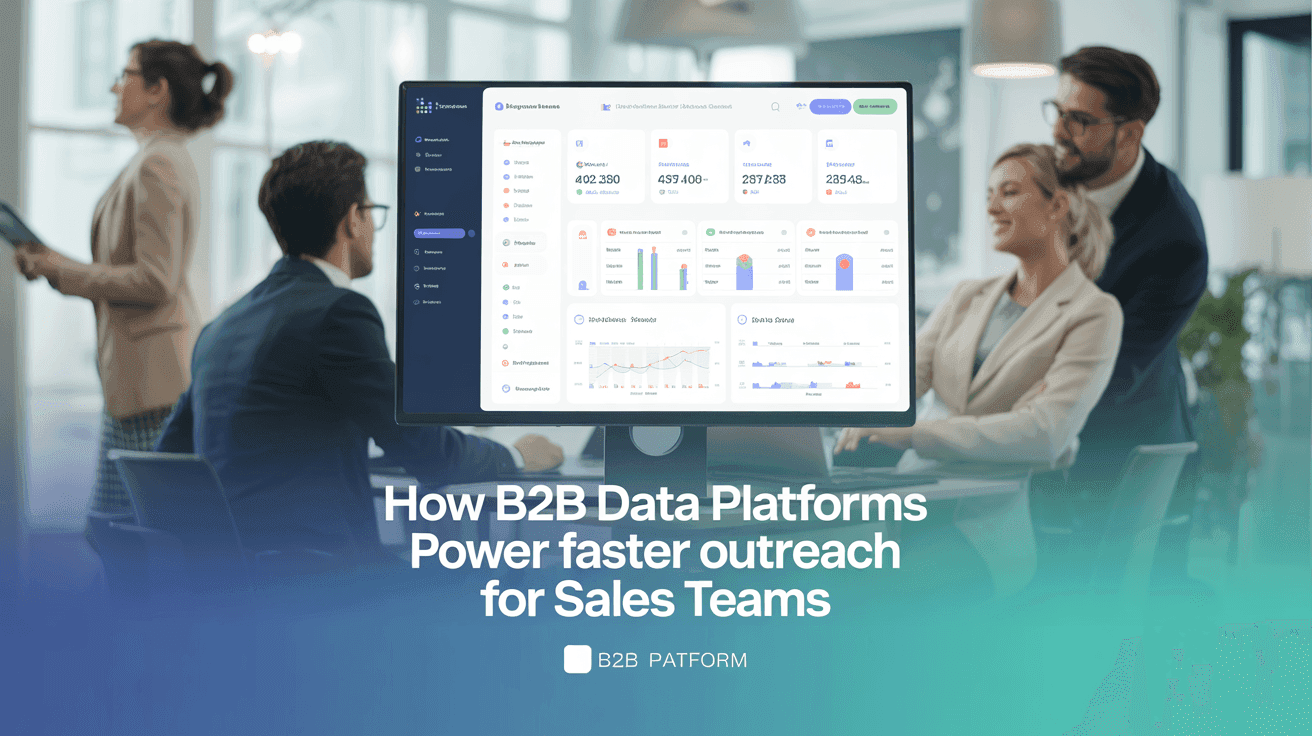 How B2B Data Platforms Power Faster Outreach for Sales Teams